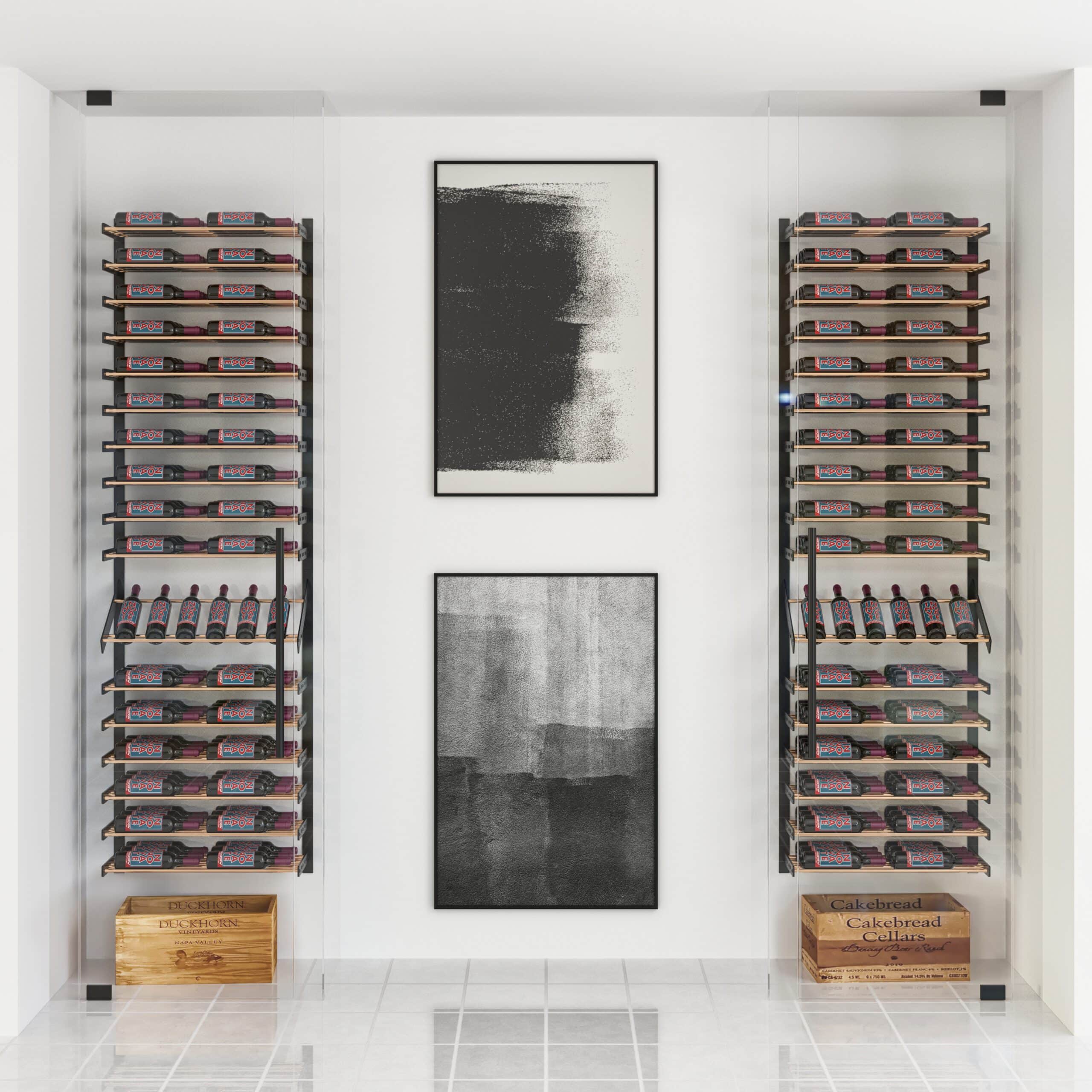 Présentation Evolution Wine Wall (casier à vin mural en métal)
