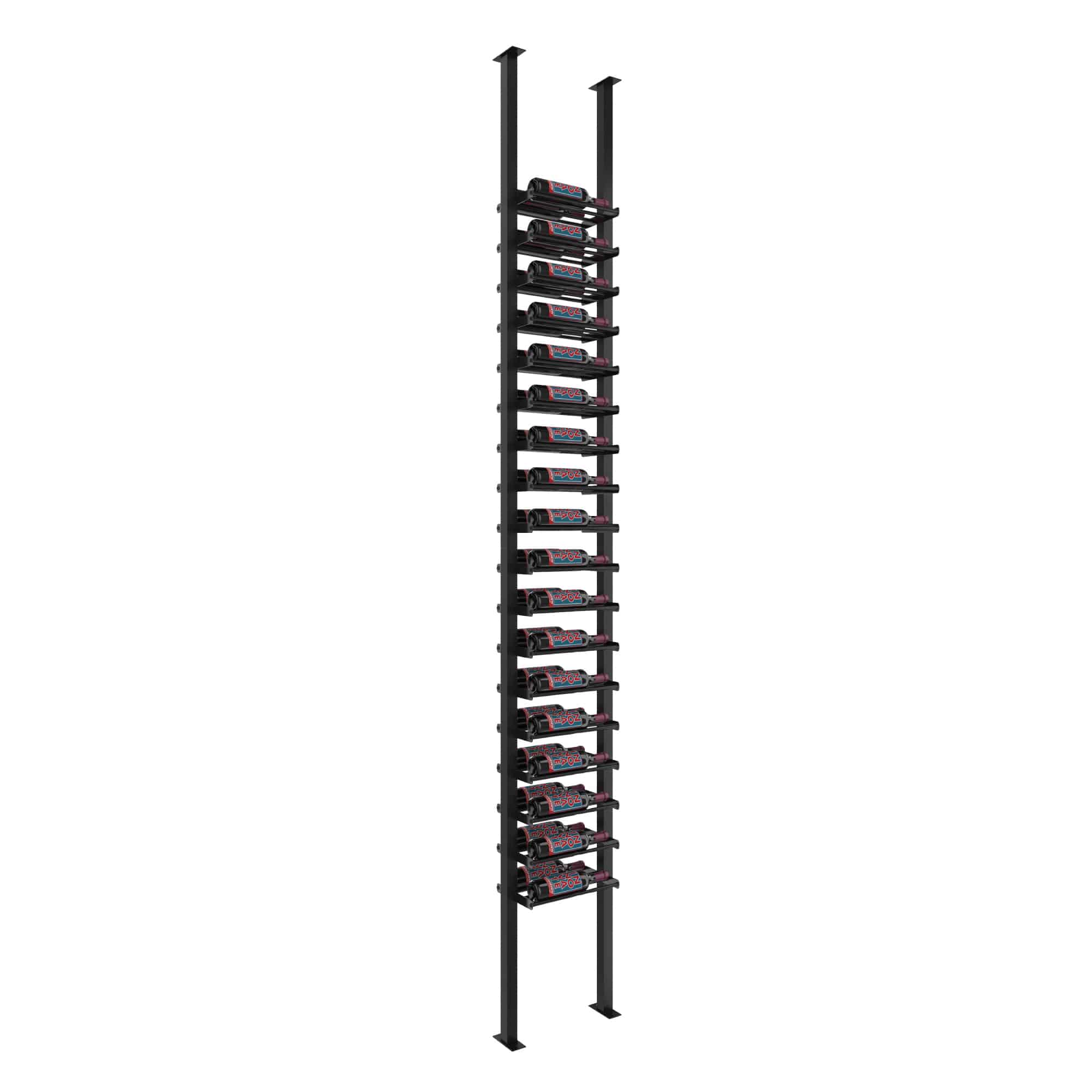 Evolution Low Profile Post Kit 10 1C (ultra slim floor-to-ceiling wine rack system)
