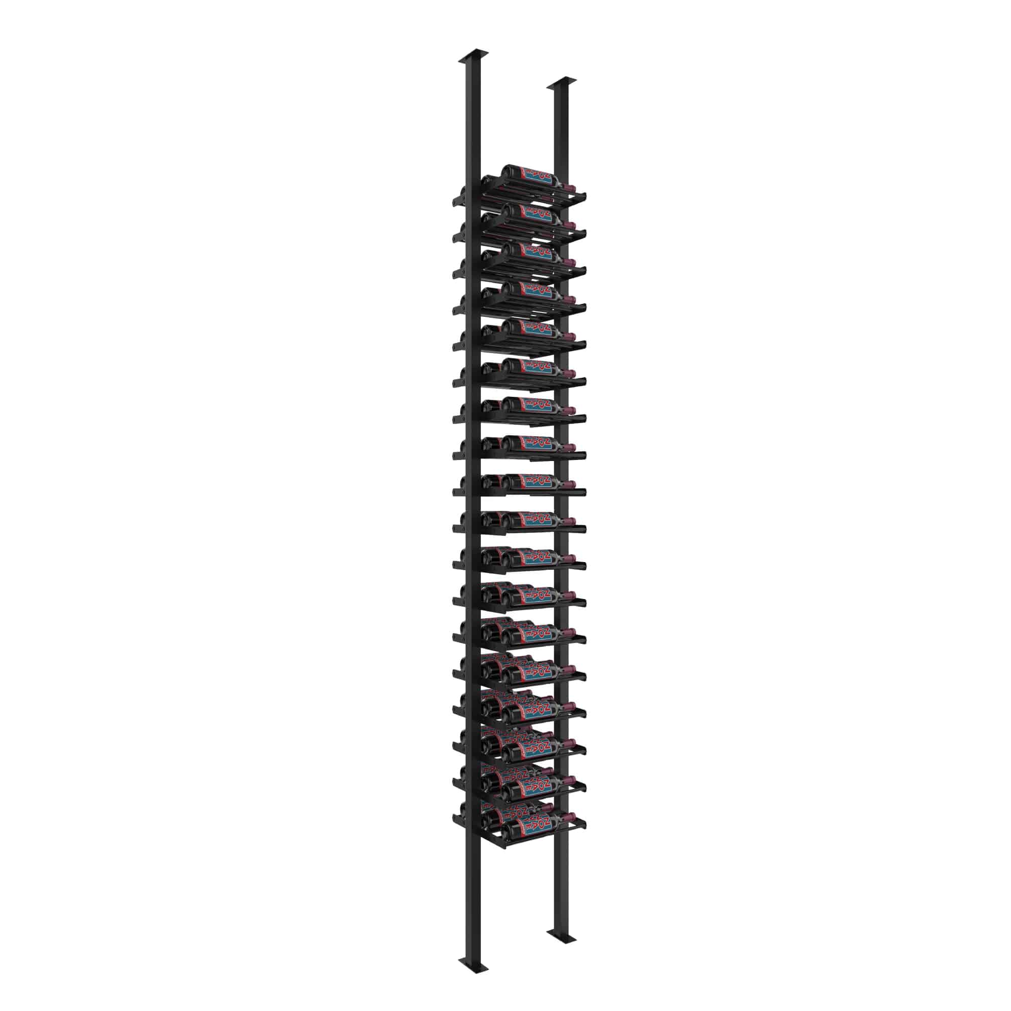 Evolution Low Profile Post Kit 10 1C (ultra slim floor-to-ceiling wine rack system)