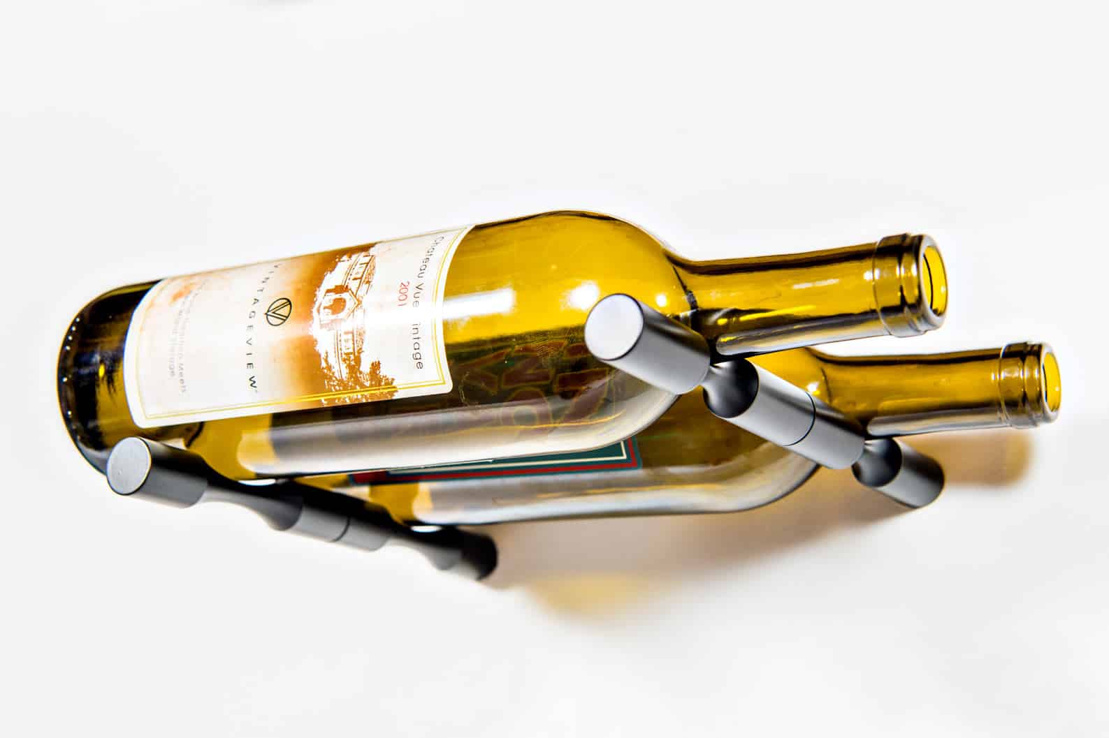 Vino Pins 2 (porte-bouteilles mural en métal avec chevilles)
