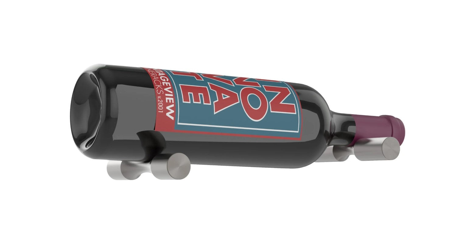 Épingles à vin 1 (patère murale en métal pour casier à vin)