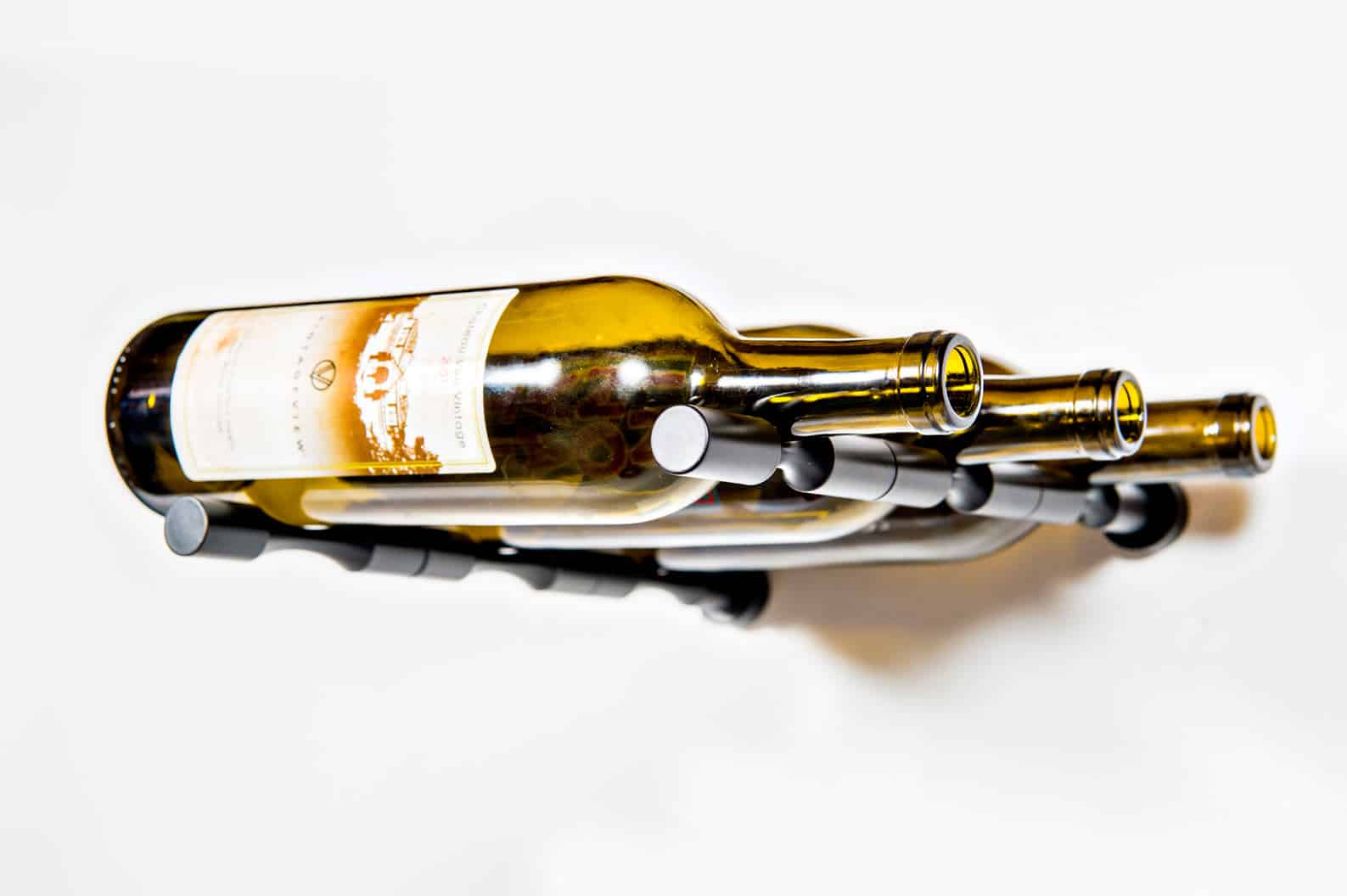 Vino Pins 3 (porte-bouteilles mural en métal avec chevilles)