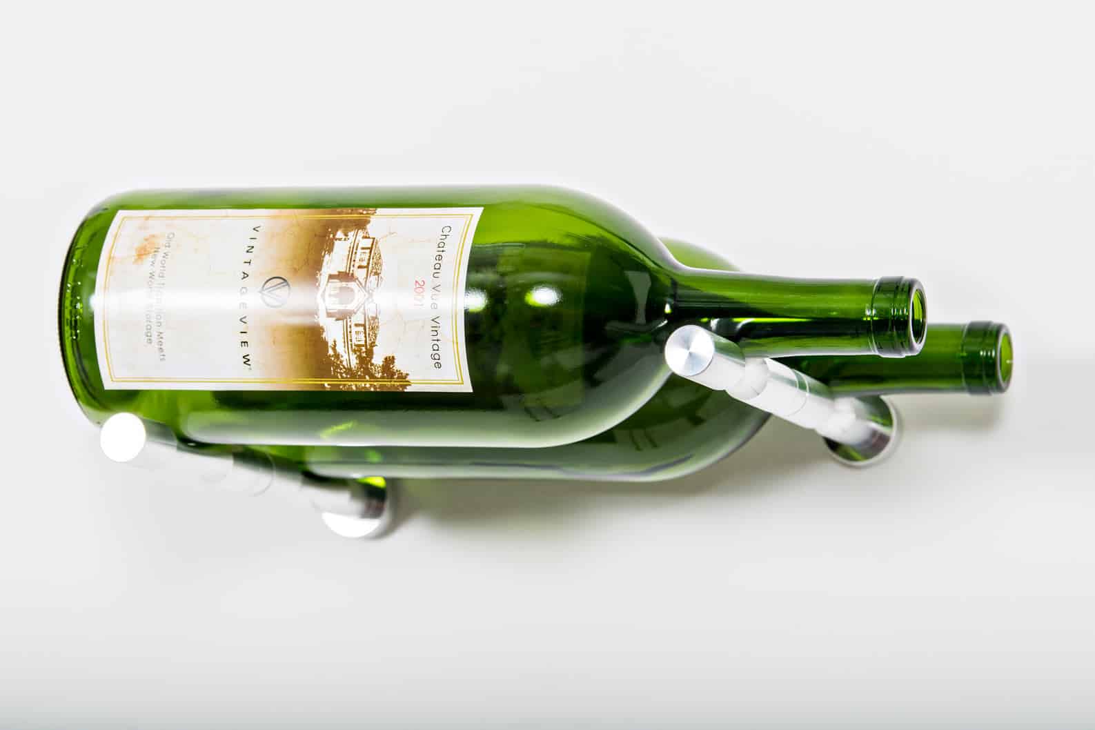 Vino Pins 2 Magnum (porte-bouteilles mural pour bouteilles de vin 1,5L et de champagne)