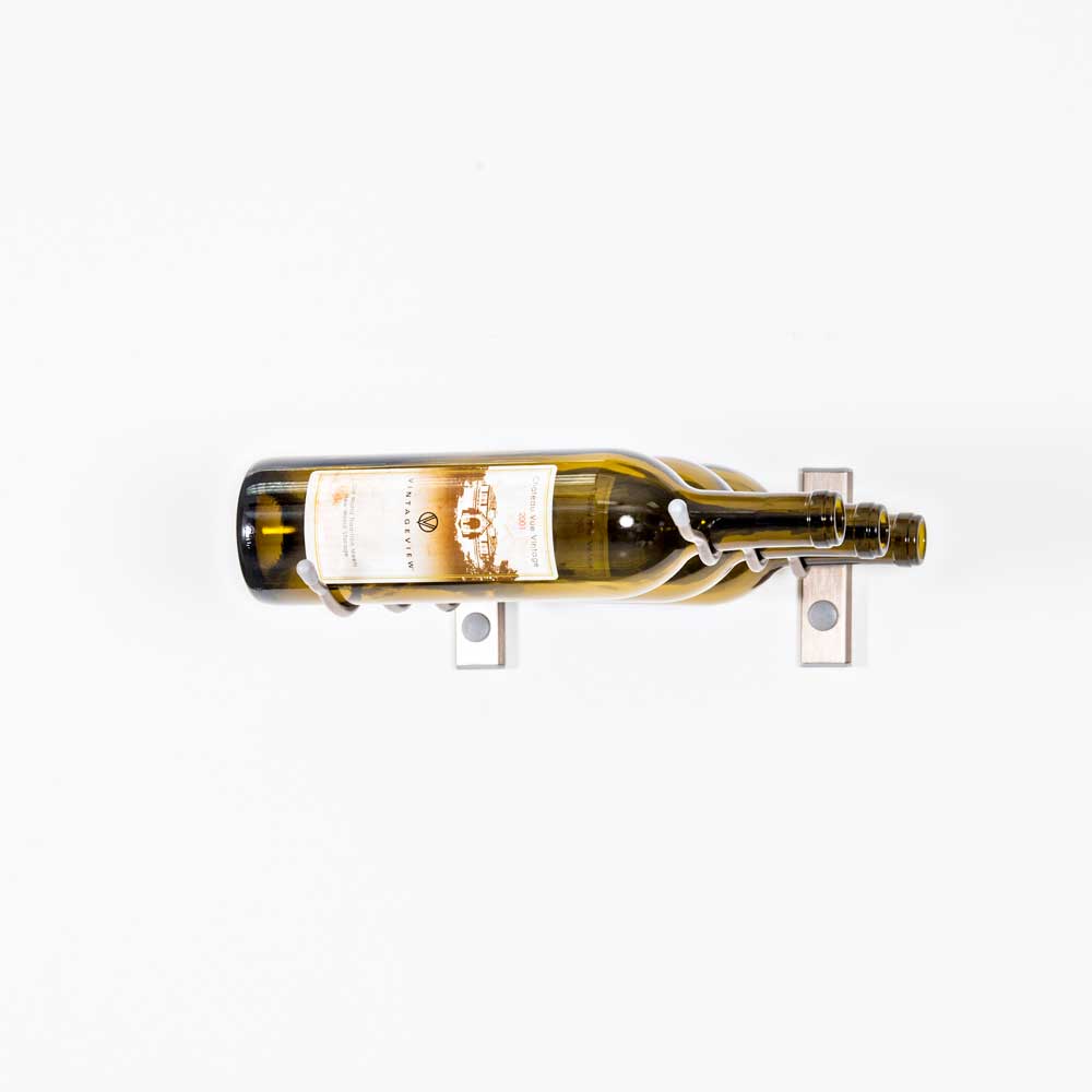 W Series Wall Mounted Wine Rack Single Bottle Height
