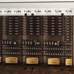 W Series Wall Mounted Wine Rack Single Bottle Height