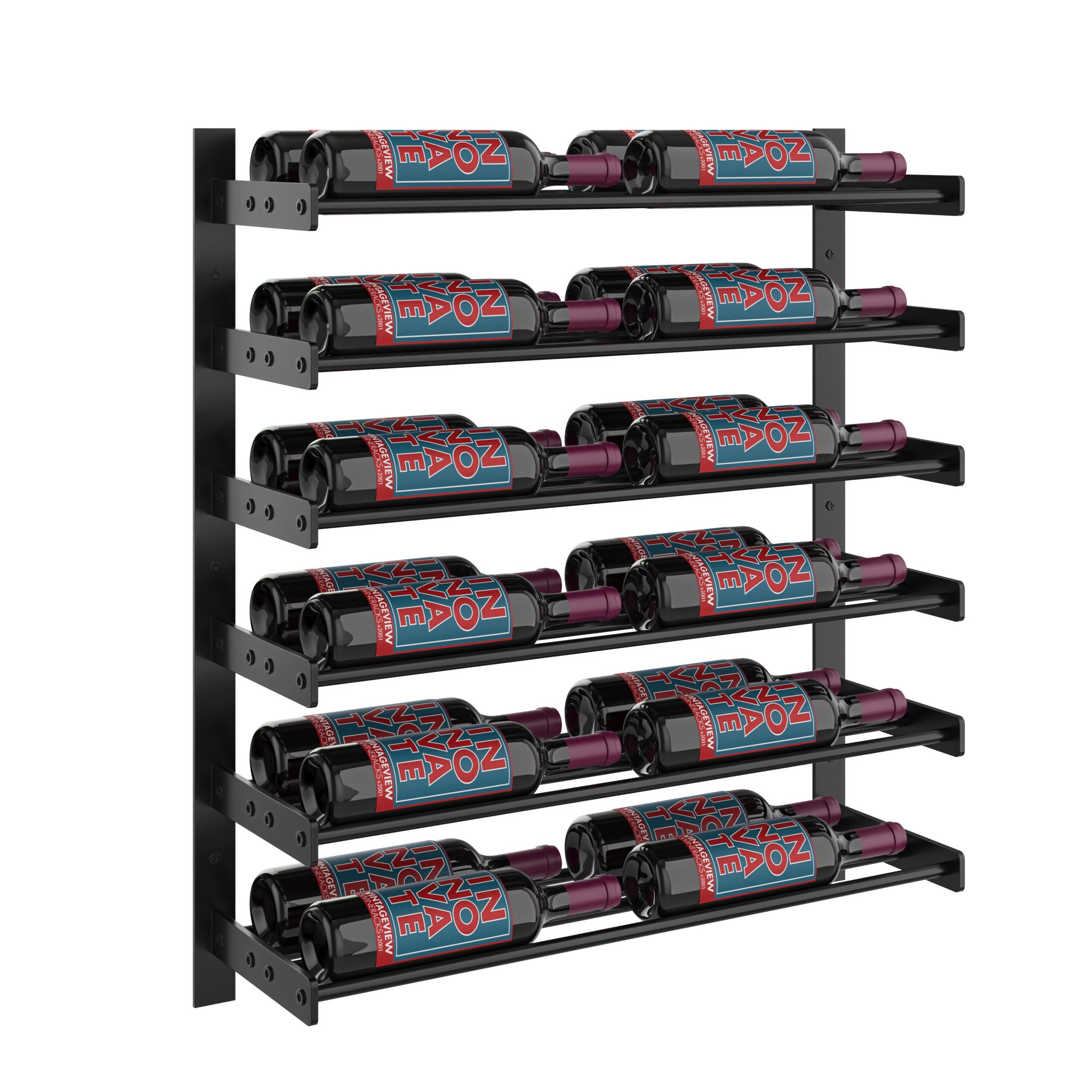 Evolution Wine Wall 30 2C (wall mounted metal wine rack)