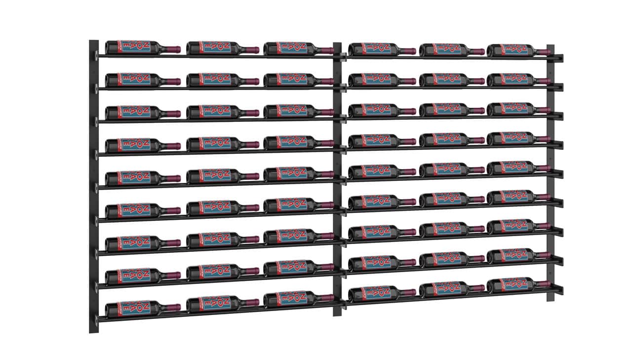 Evolution Wine Wall 9x6 Designer Grid (wall mounted metal wine rack)