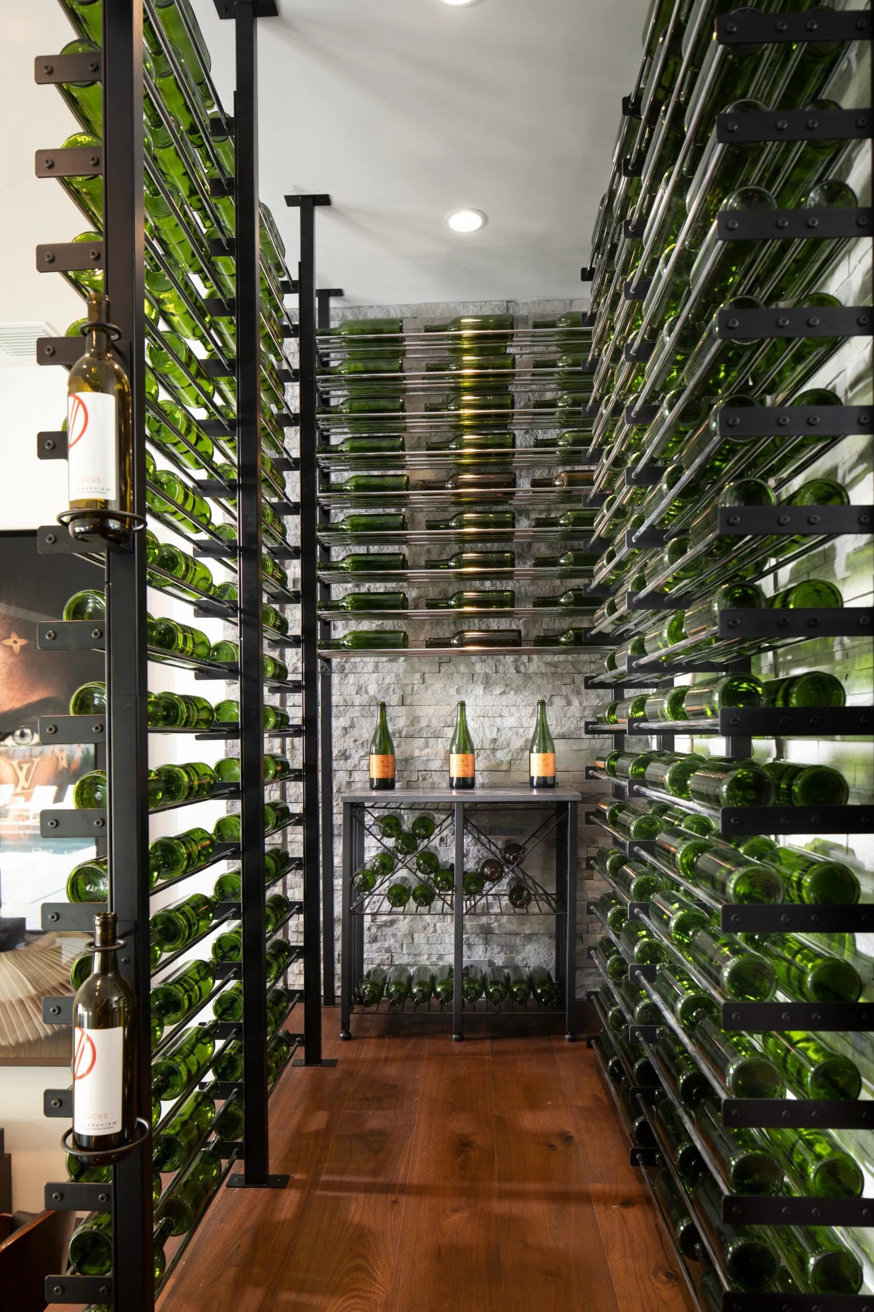 Evolution Single Sided Wine Wall Post Kit 10 3C (floor-to-ceiling wine rack system)