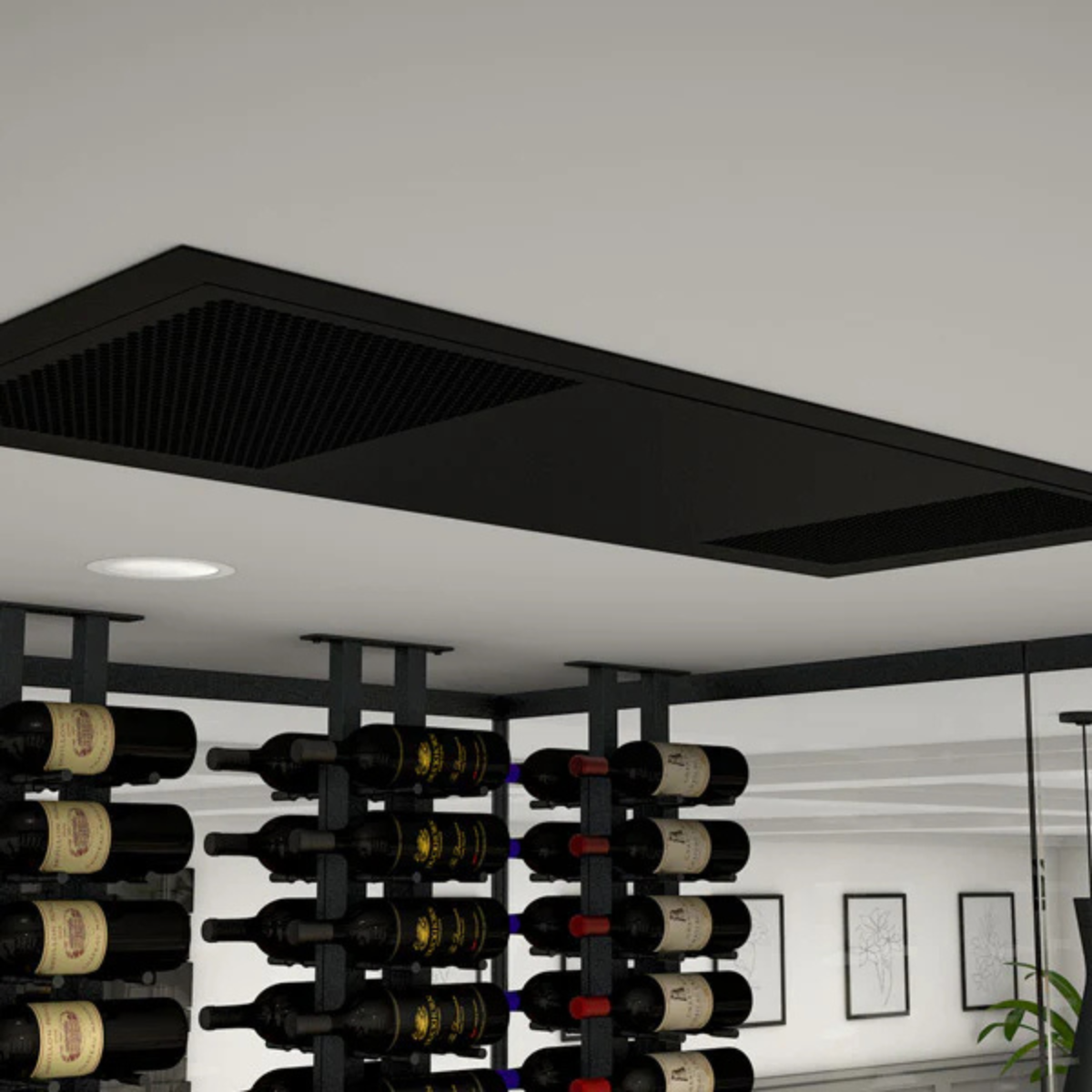 Ceiling Mount 8000 – Ductless (220V Condenser) Wine Cellar Cooling System