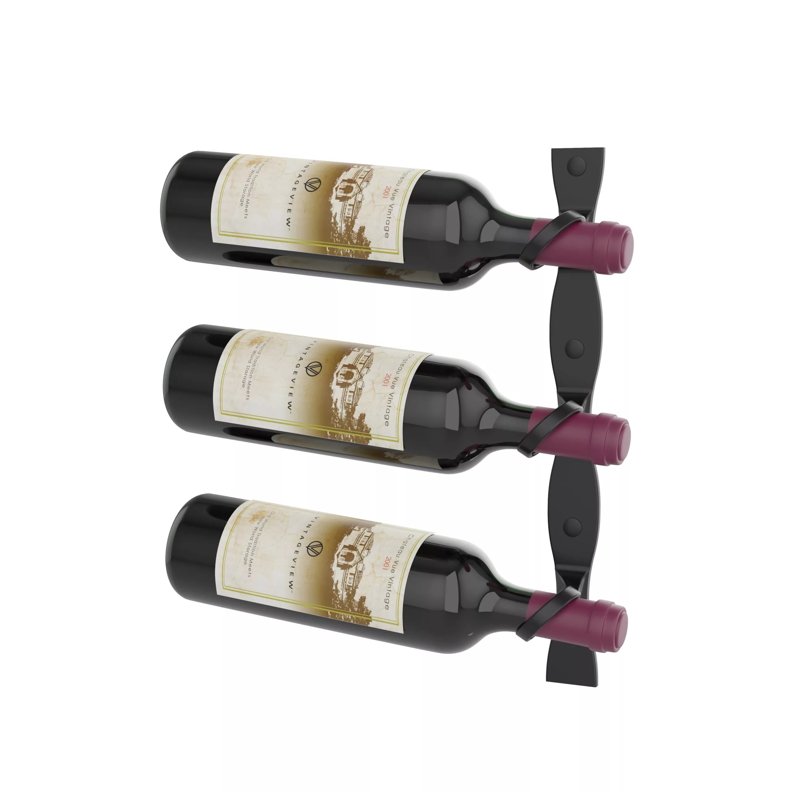 R Series Helix Single 15 Wall Mounted Wine Rack