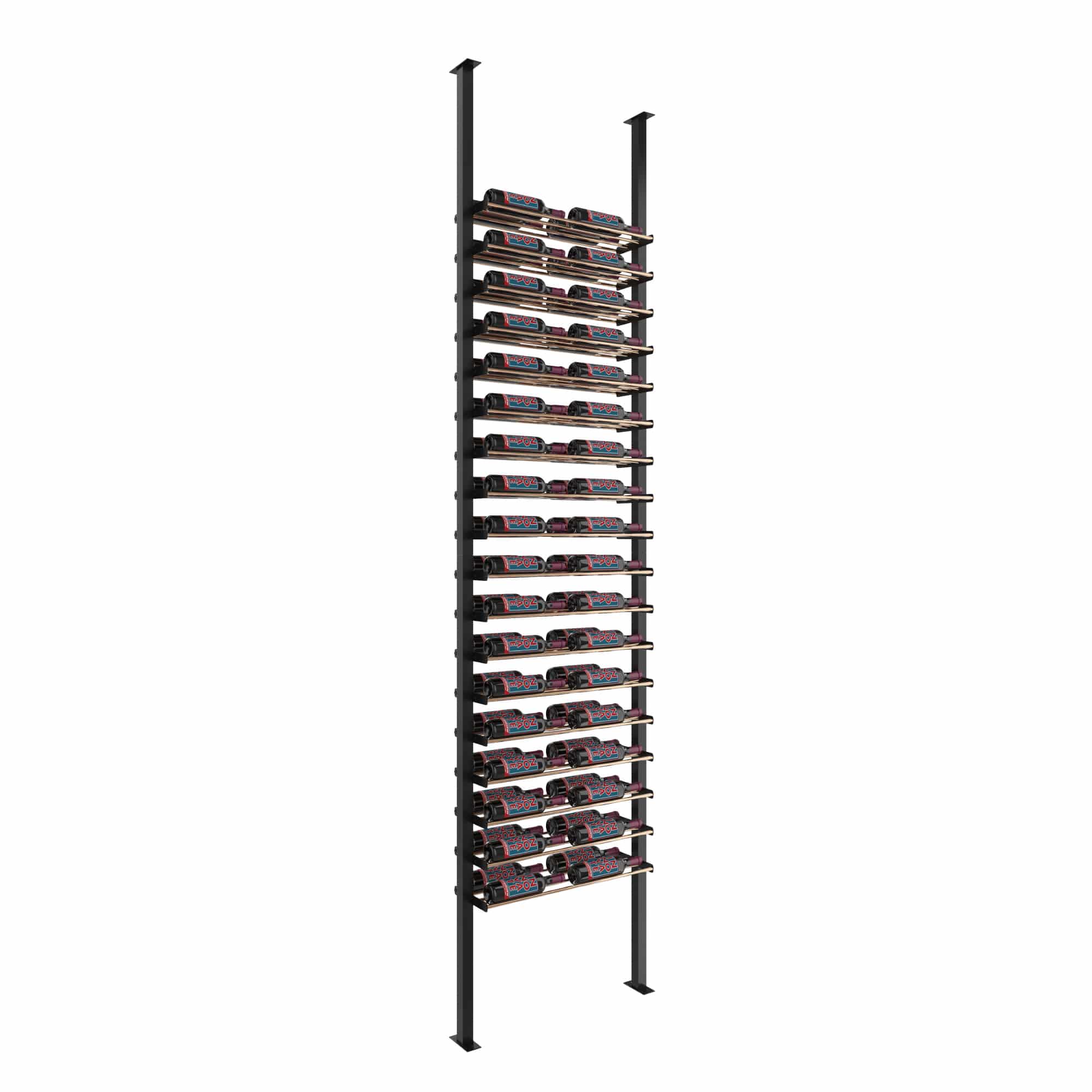 Evolution Low Profile Post Kit 10 2C (ultra slim floor-to-ceiling wine rack system)