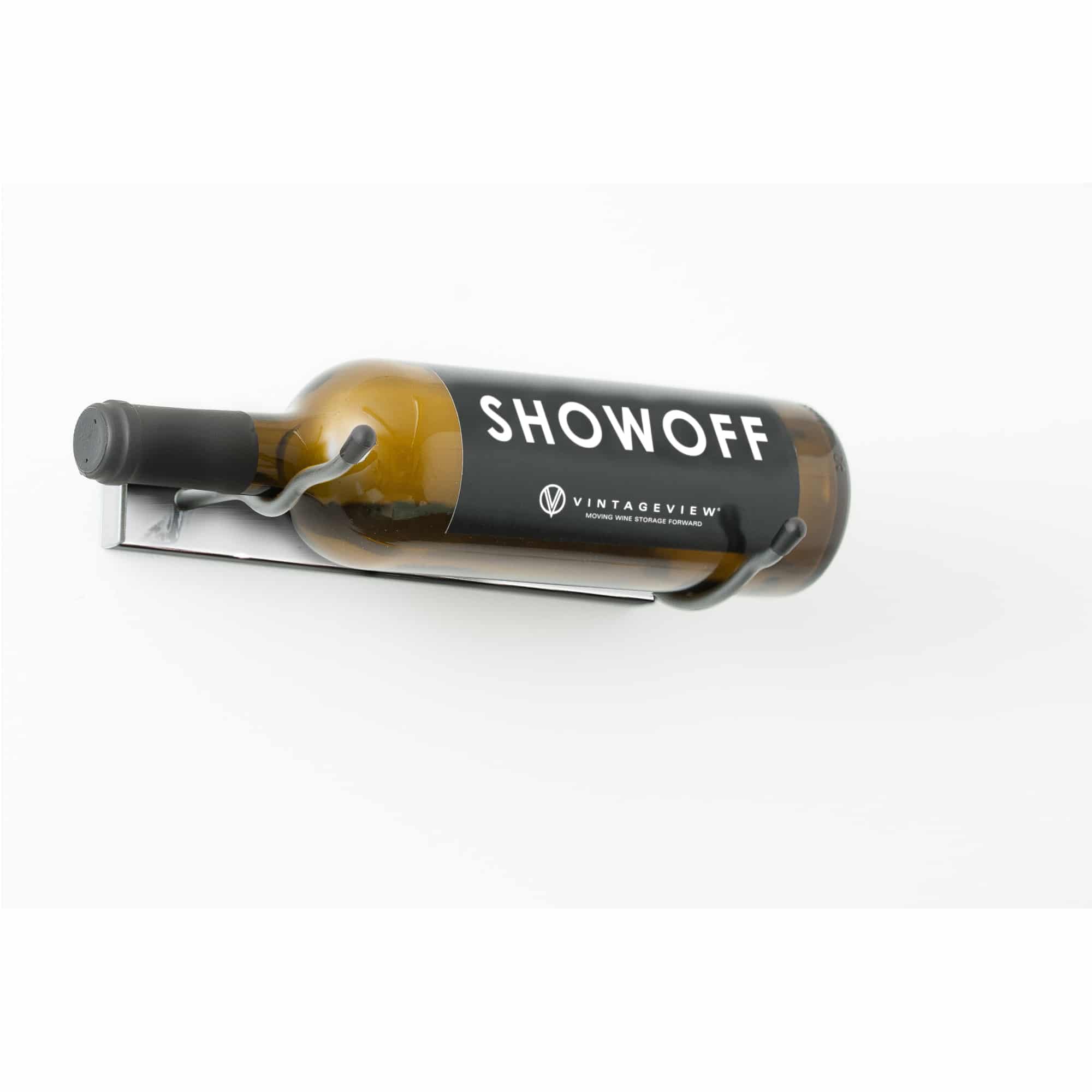 W Series Single (wall mounted metal wine rack)
