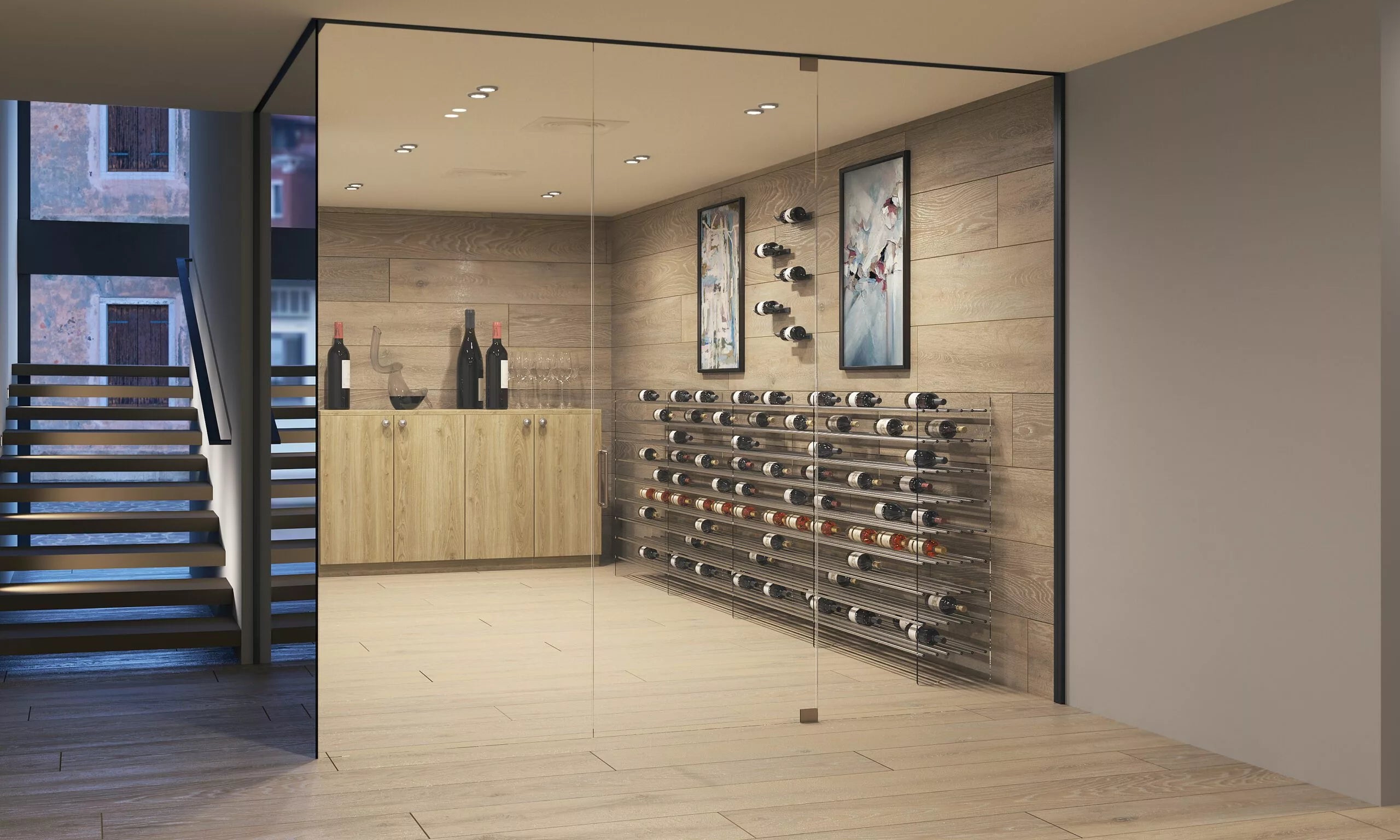 Evolution Freestanding Wine Rack 47 Base Kit
