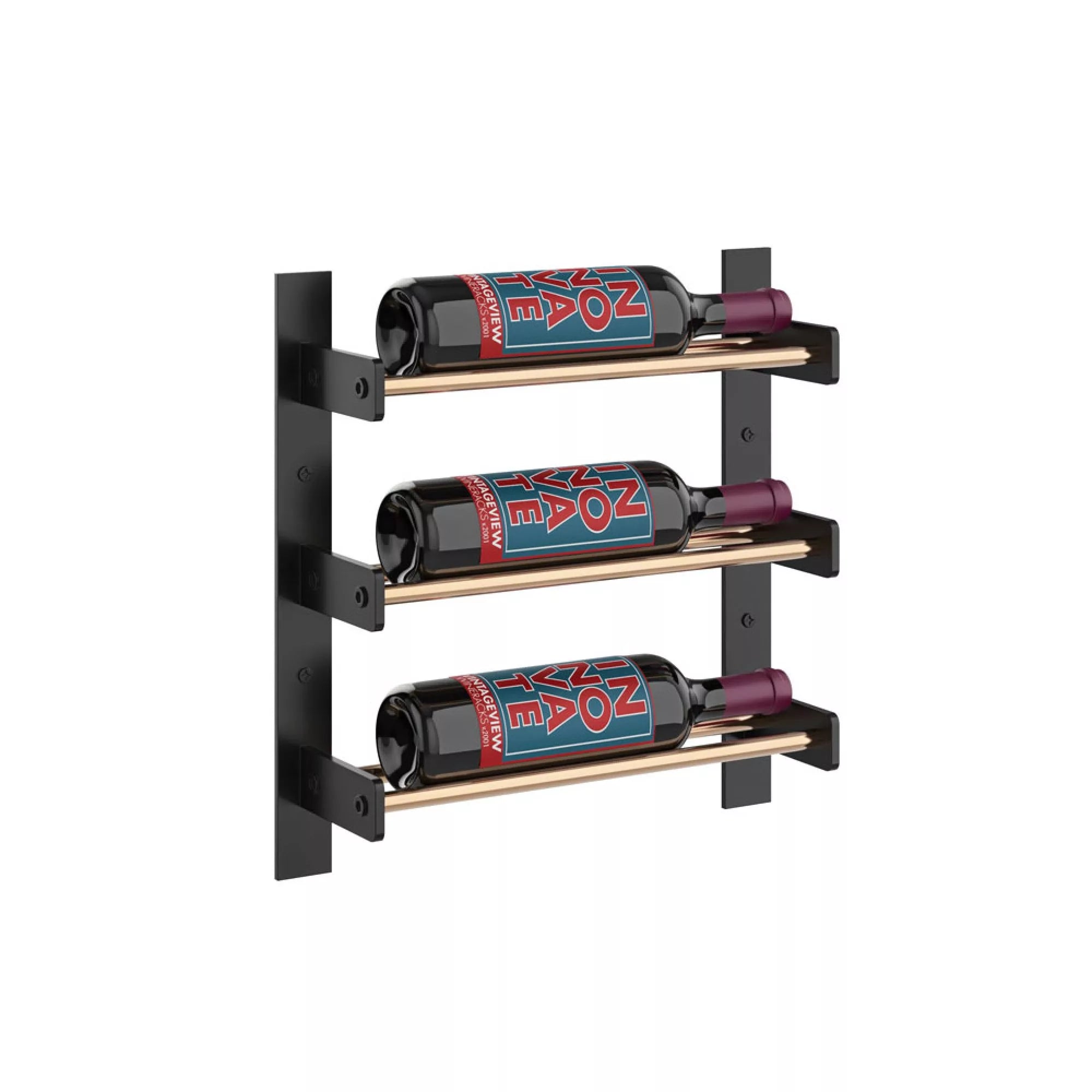 Evolution Wine Wall 15 1C (wall mounted metal wine rack)