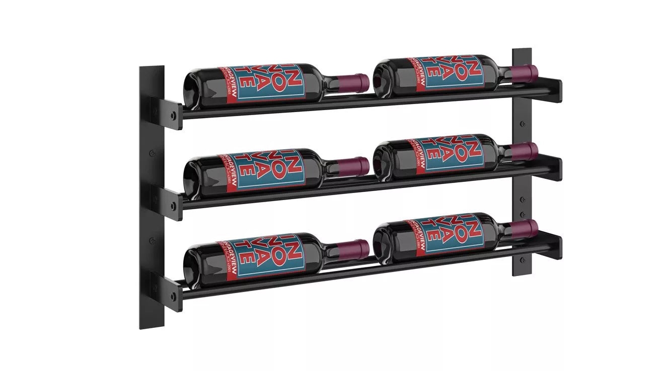 Evolution Wine Wall 15 2C (wall mounted metal wine rack)