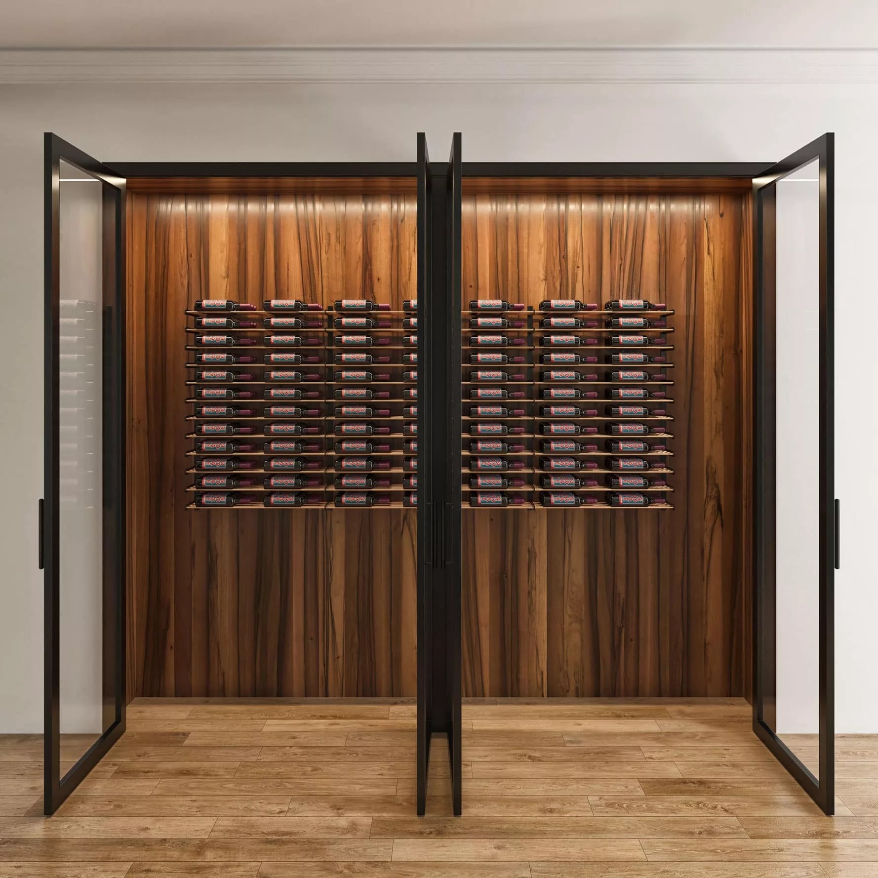 Extension Evolution Wine Wall 5 2C (extension de casier à vin mural en métal)