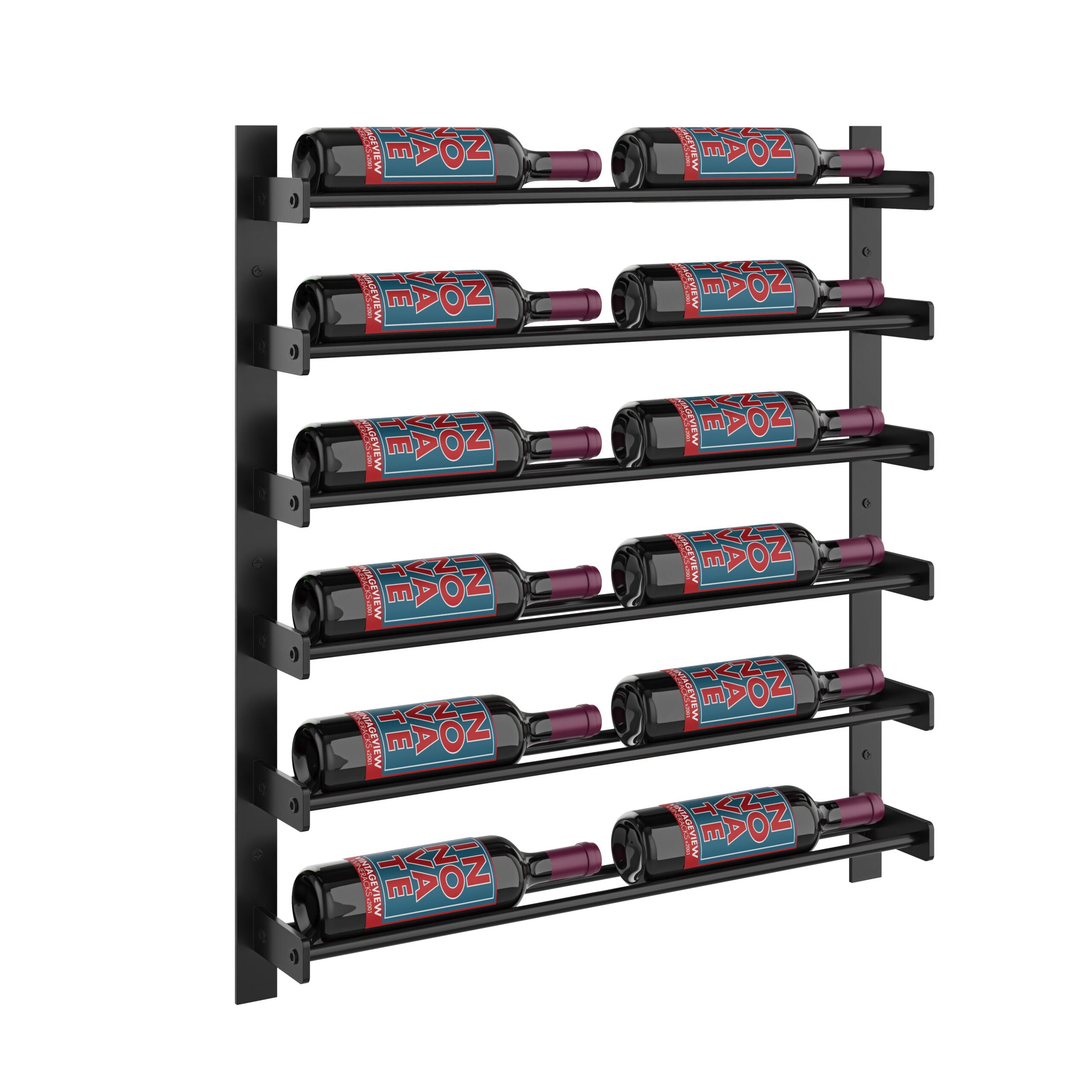 Evolution Wine Wall 30 2C (wall mounted metal wine rack)