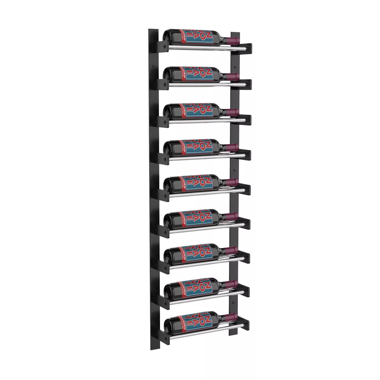 Evolution Wine Wall 45 1C (wall mounted metal wine rack)