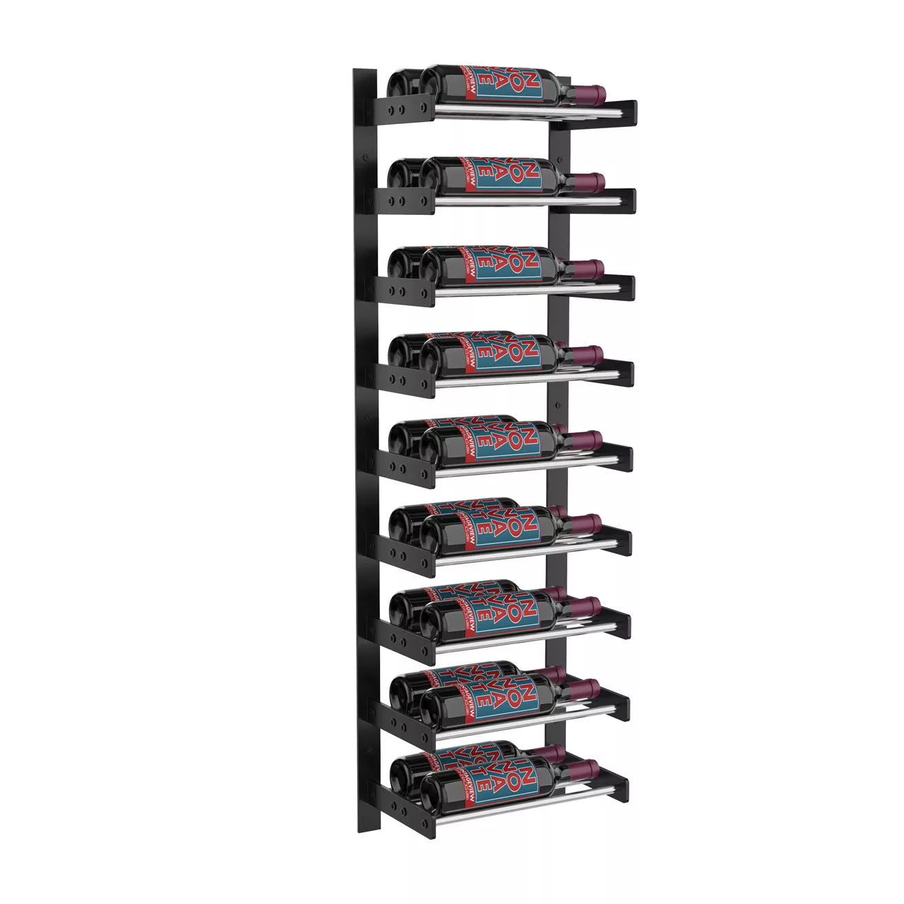 Evolution Wine Wall 45 1C (wall mounted metal wine rack)