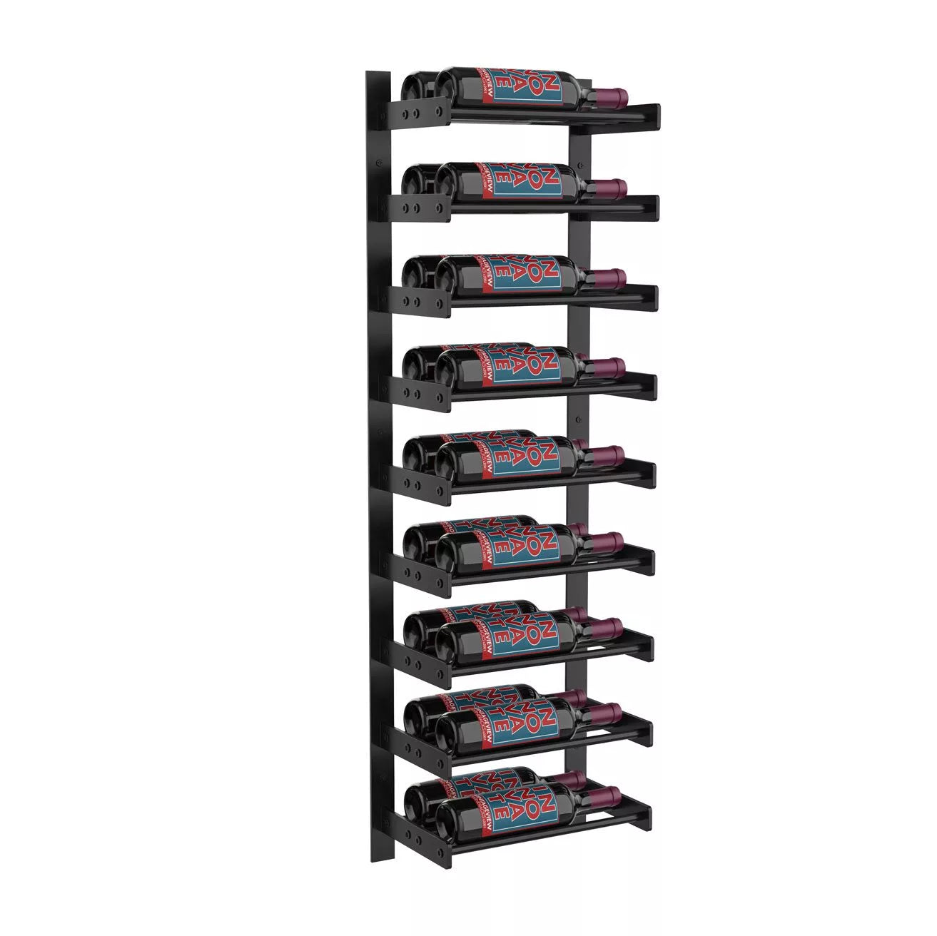 Evolution Wine Wall 45 1C (wall mounted metal wine rack)