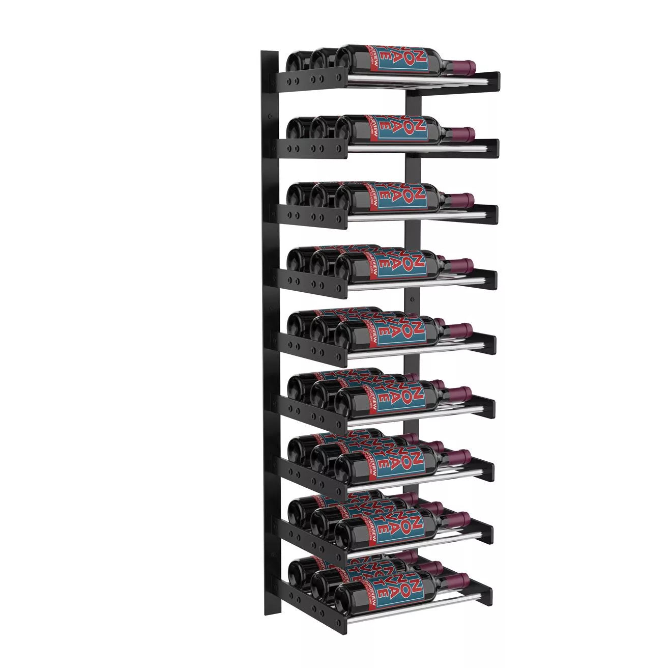 Evolution Wine Wall 45 1C (wall mounted metal wine rack)