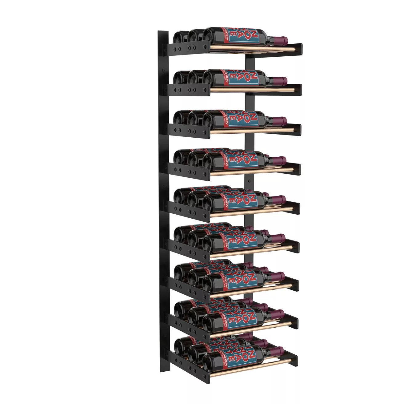 Evolution Wine Wall 45 1C (wall mounted metal wine rack)