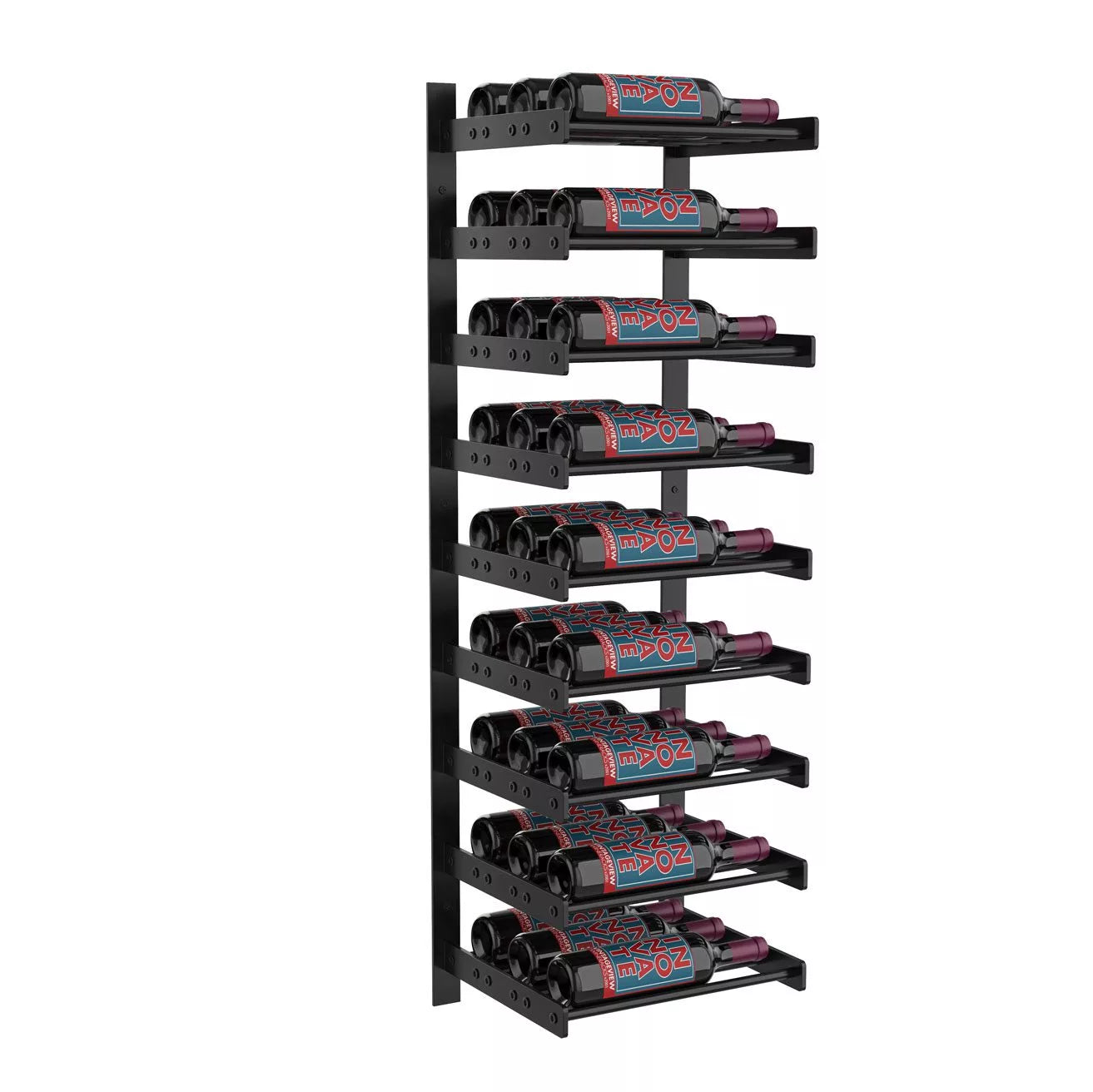 Evolution Wine Wall 45 1C (wall mounted metal wine rack)