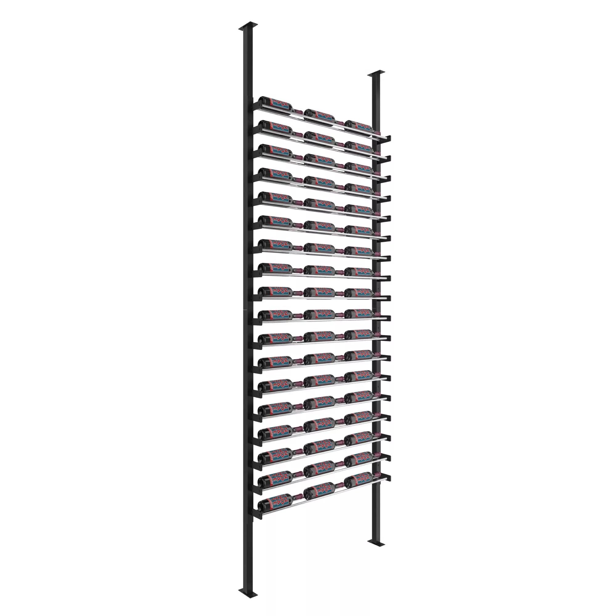 Evolution Single Sided Wine Wall Post Kit 10 3C (floor-to-ceiling wine rack system)
