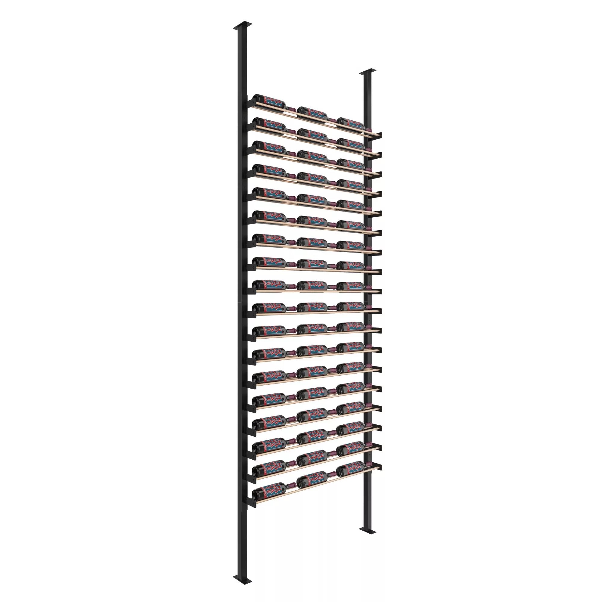Evolution Single Sided Wine Wall Post Kit 10 3C (floor-to-ceiling wine rack system)
