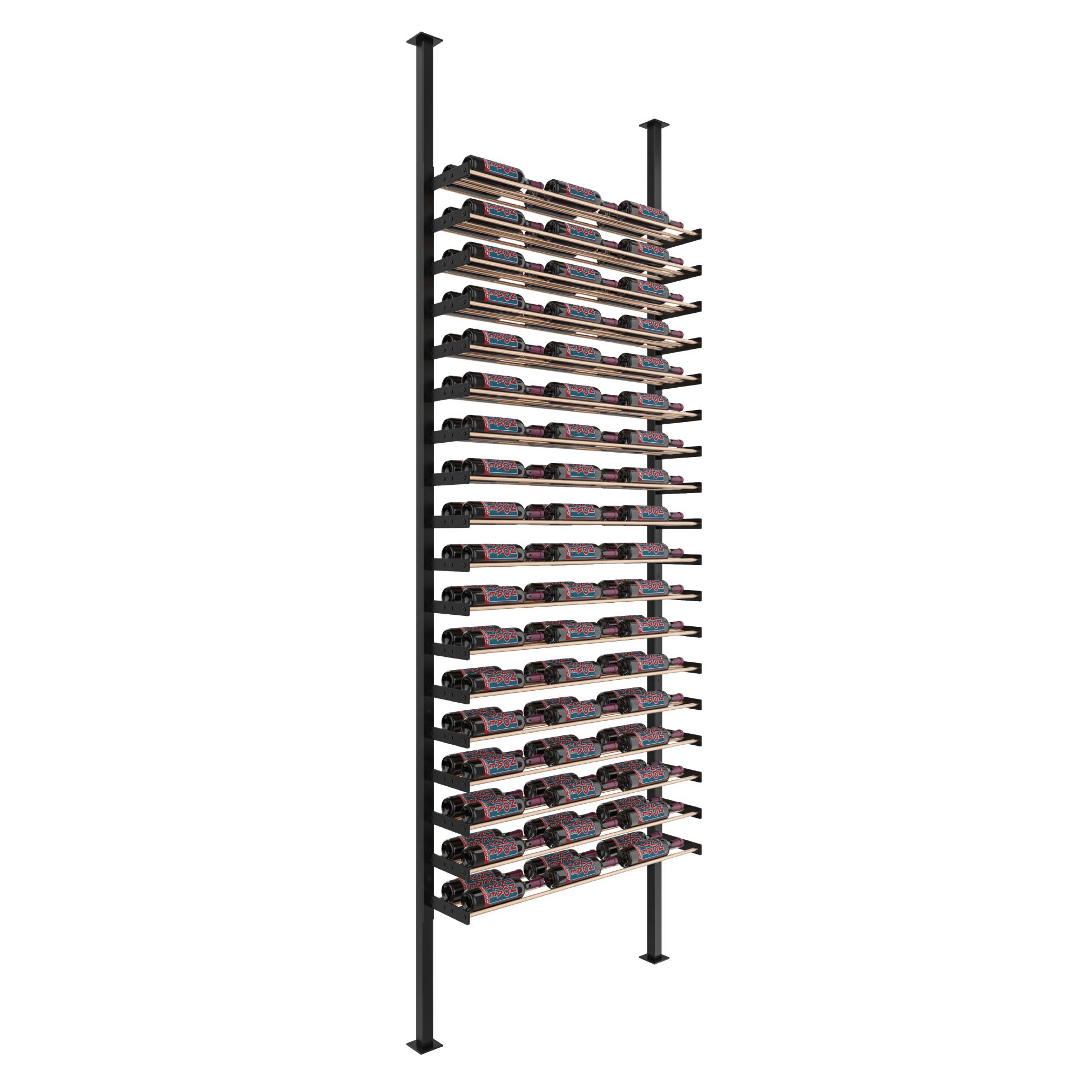 Evolution Single Sided Wine Wall Post Kit 10 3C (floor-to-ceiling wine rack system)